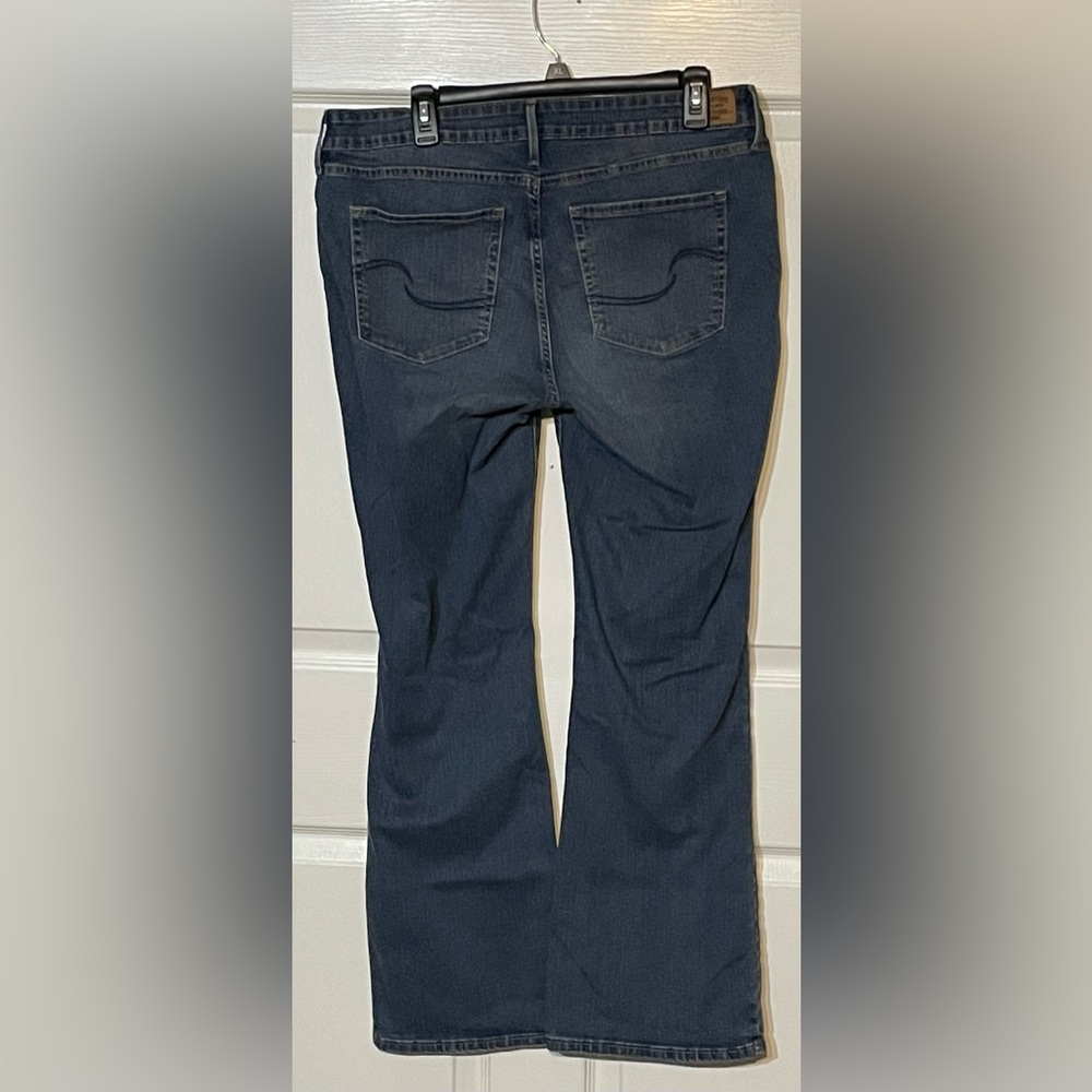 Levi Strauss Signature Gold Size XL Baby Bump Bootcut Maternity Jeans - Picture 2 of 6